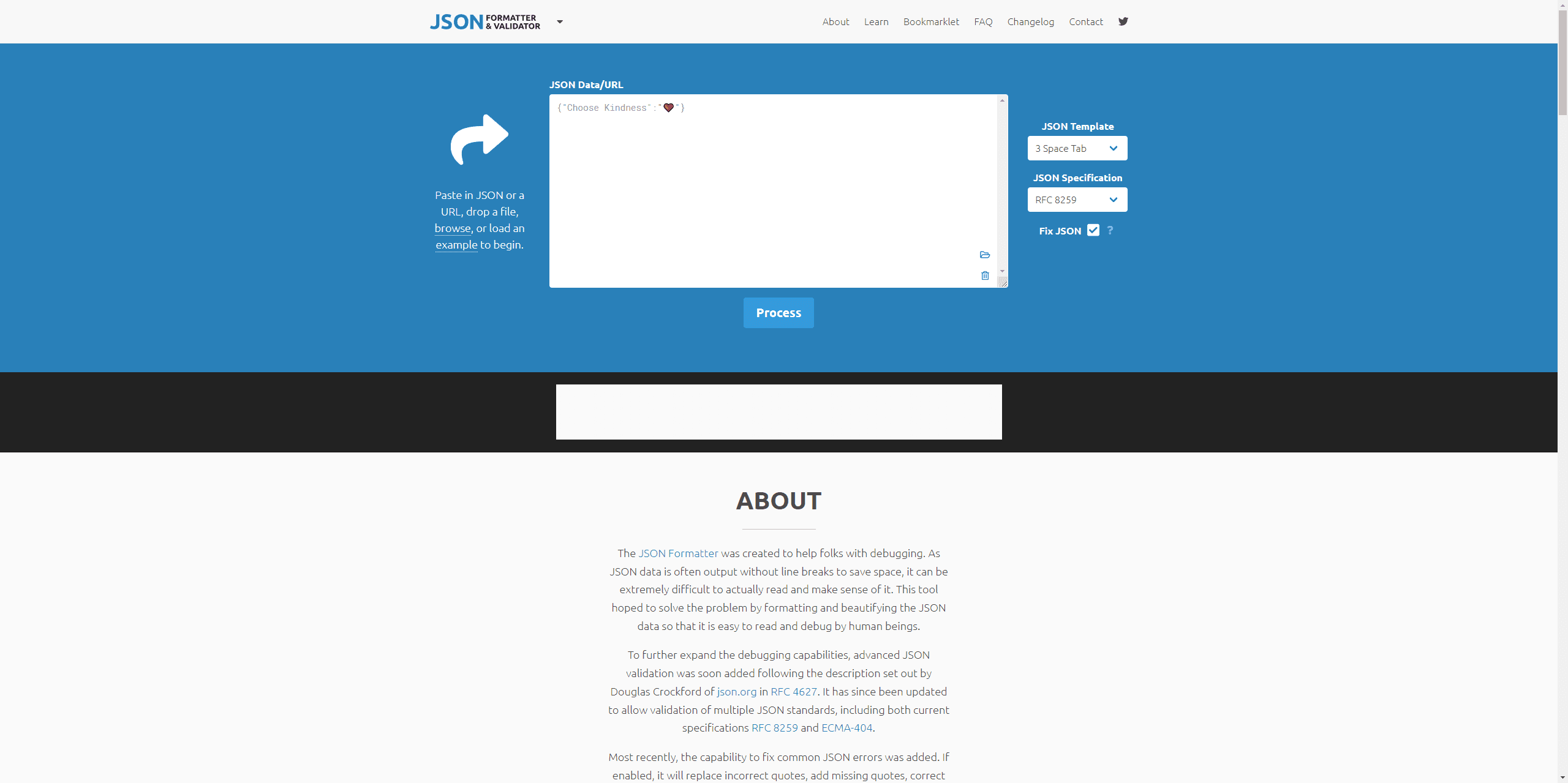 JSON Formatter & Validator