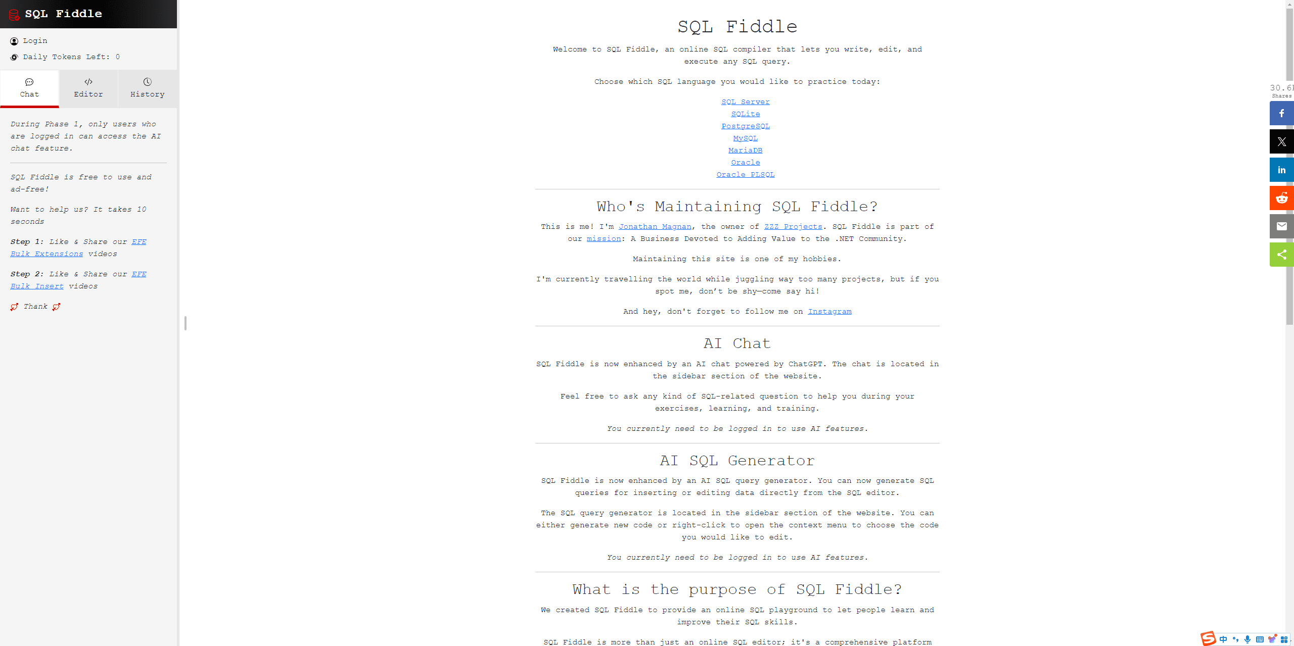 SQL Fiddle
