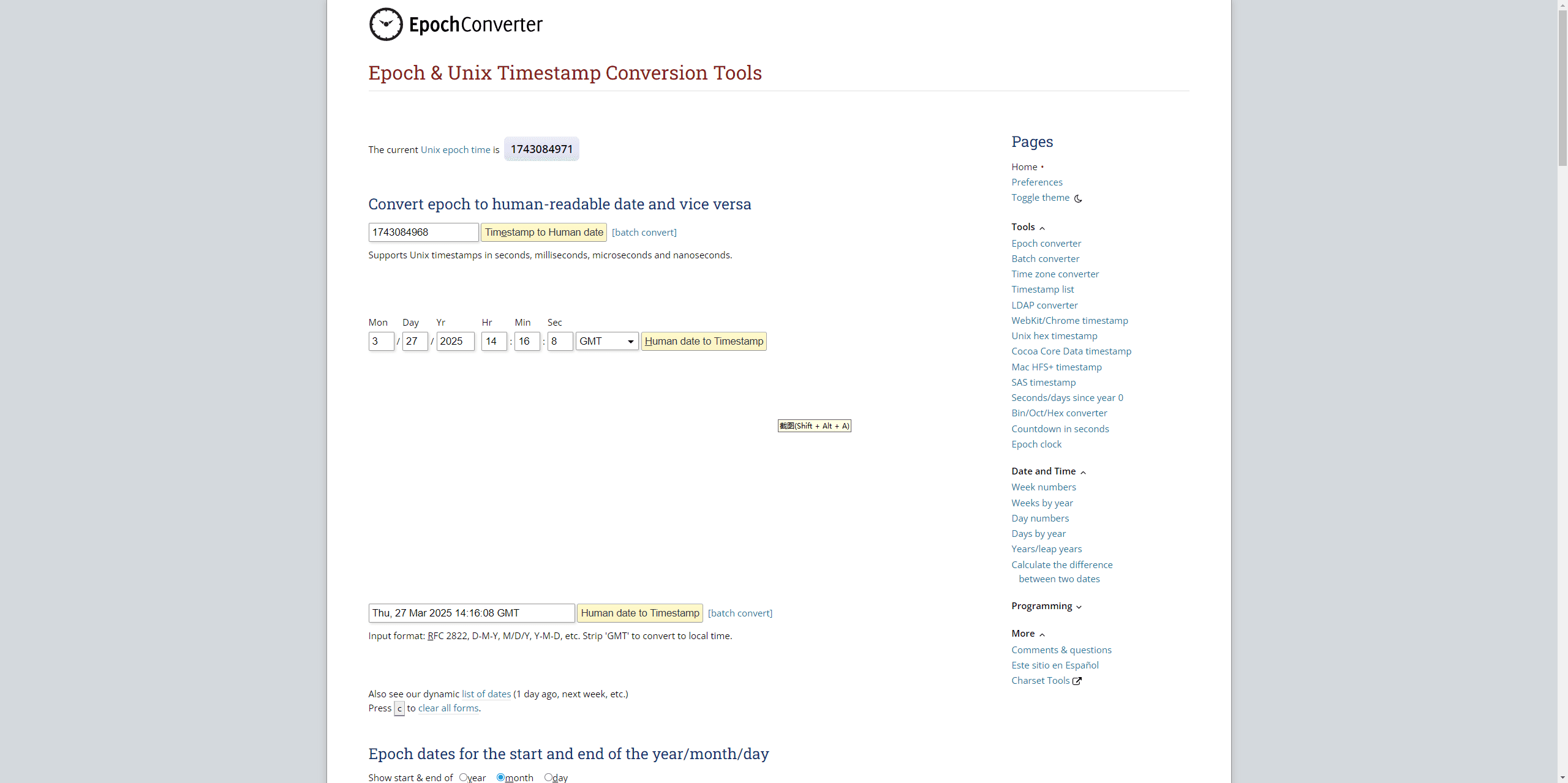 Timestamp Converter